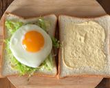 春キャベツと卵のワンパンホットサンド作り方5写真