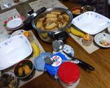 松山揚げと大根菜のおひたしのお吸い物作り方20写真