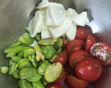 空豆とチーズのレモンサラダ作り方5写真