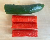 簡単3分！カニカマときゅうりの中華風冷奴作り方1写真