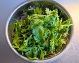 春菊ともやしのチーズチヂミ作り方6写真