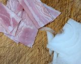 新玉ネギで油揚げピザはいかがですか❣作り方1写真