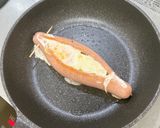 こんがりチーズの羽付き♪魚肉ソー卵焼き作り方4写真