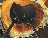 ホットプレートで広島お好み焼き作り方6写真
