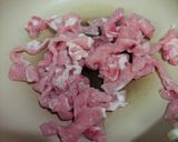 豚肉とオクラとイカの肝醤油炒め作り方3写真