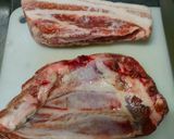 簡単豚肩スペアリブと豚バラ炊飯器煮込み作り方2写真