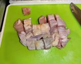 白菜エビ鶏肉入り具沢山パンプキンシチュー作り方2写真
