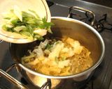 生麺で作った乾麺で作るカレーうどん作り方10写真