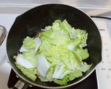 エビの頭と白菜の炒め作り方4写真