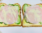 シャッキリきゅうりとハムとチーズのサンドイッチ🥪作り方7写真