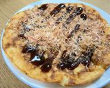 キャベツとチーズのお好み焼き作り方5写真