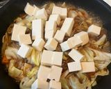 生姜香るキャベツと豆腐の卵とじ煮作り方12写真