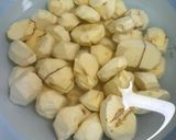 うちの栗菓子2種ꕤ︎︎焼きマロン・生マロン作り方2写真