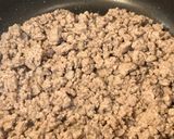 時短ランチに。とろ〜りチーズのガッツリ肉そぼろ丼作り方3写真
