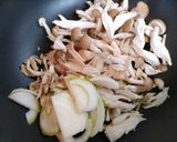 簡単夕飯昼食ワンパン鮭茸クリームパスタ魚料理作り方5写真