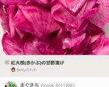 紅大根(赤かぶ)の甘酢漬け作り方6写真