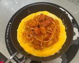 ワンパンで♪濃厚トマト味♪鉄板ナポリタン作り方9写真