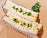 ランチやお弁当に。パセリのツナタマゴサンドイッチ作り方5写真