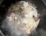 ひんやり甘辛！合いびき肉のすき焼き風作り方3写真