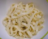 簡単!フィットチーネ バジル風味作り方4写真