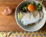 新鮮な函館風イカ海鮮丼作り方10写真