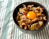 節約&疲労回復ニラとなすのスタミナ丼作り方7写真