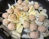 肉だんごとお野菜のトマト煮作り方2写真