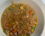 全てレンジ洋風オイきな粉風味炒飯弁当作り方5写真