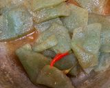 刺身蒟蒻のピリ辛甘味噌煮🌶️作り方3写真