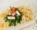 簡単！美味！シーフードニラ玉エビとイカ作り方9写真