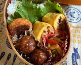 お弁当♡ズッキーニとパプリカの麺つゆ金平作り方7写真