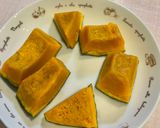 お弁当の隙間にも★✨簡単♪かぼちゃのレンジ蒸し🎃作り方3写真