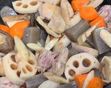 我が家の筑前煮　おにしめの代わりにも！作り方4写真