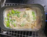 キャンプ飯！メスティンでクリームパスタ！作り方5写真