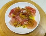 生ハム＆コムハニー【巣ミツ】カルパッチョ作り方3写真
