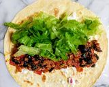 黒豆チリコンカンでトルティーヤのタコス作り方11写真