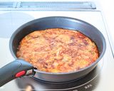 モチっと美味しい【キムチチーズ大根もち】作り方5写真