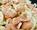 鶏肉のあっさり和風バジル炒め作り方1写真