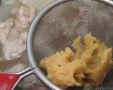 新玉ねぎだけの豚汁作り方4写真