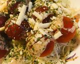 プチトマトのサラダ●胡麻ドレ＆チーズ作り方1写真
