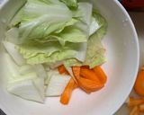 ゴロゴロ野菜魚肉中華風味噌キムチ味炒煮風作り方5写真