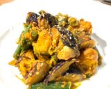 【簡単副菜】かぼちゃと茄子いんげんのごまだれ和え作り方7写真