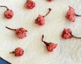 桜あんクリームの抹茶シフォンケーキ作り方2写真