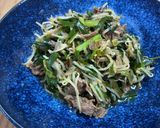 牛肉のニラもやし炒め作り方4写真