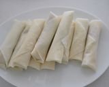 鶏むね肉&大葉&梅干し【時短】簡単春巻き作り方13写真