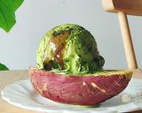 さつまいも&抹茶アイス☆すぐ出来るおやつ作り方2写真