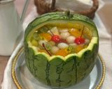 丸ごとすいか フルーツポンチ作り方5写真