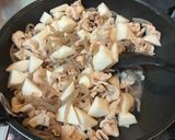 豚バラ大根とこんにゃくの味噌煮作り方5写真