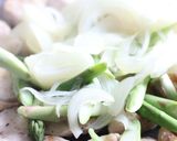 鶏むねとアスパラのバーベキューソース炒め作り方7写真