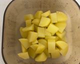 じゃがいもとピーマンの旨だしカレー炒め作り方1写真
